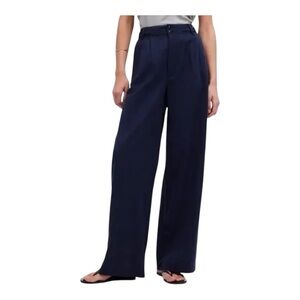 Madewell Navy Wide Leg Pants